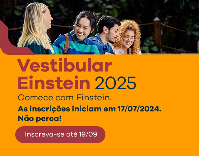 Vestibular Einstein 2025 - Inscreva-se