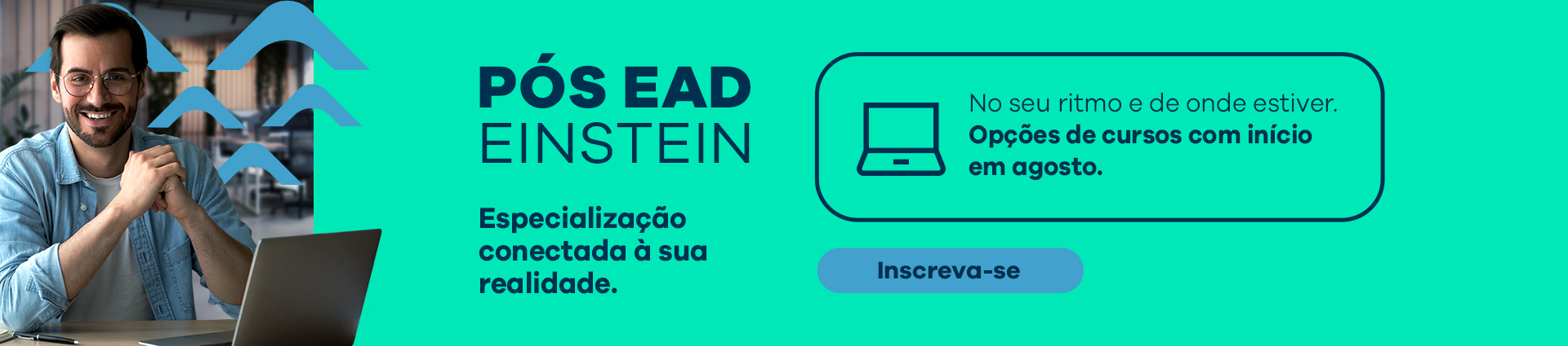 Pós-graduação EAD Ensino Einstein - Inscreva-se (Inicio Agosto)
