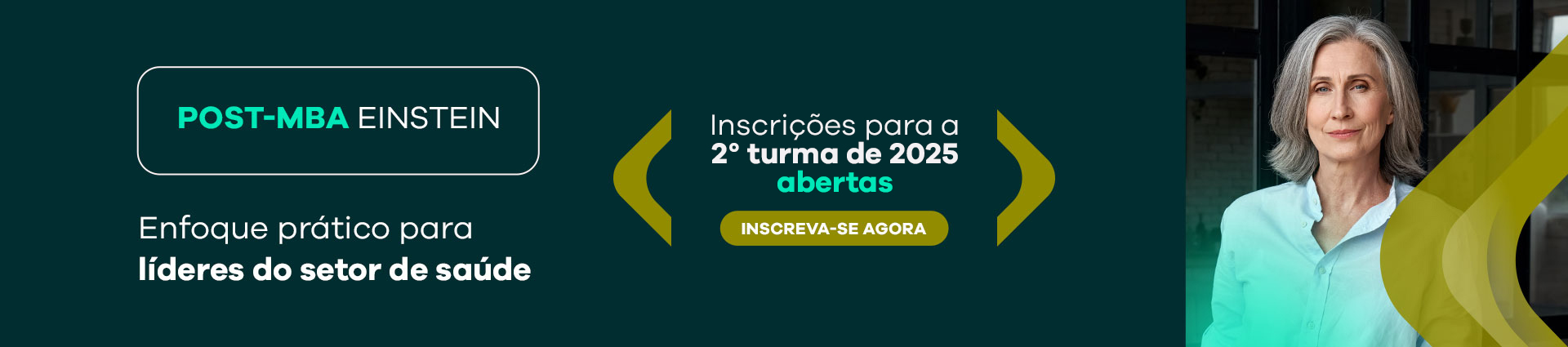 Post-MBA Einstein - Inscrições para 2 turma de 2025 abertas