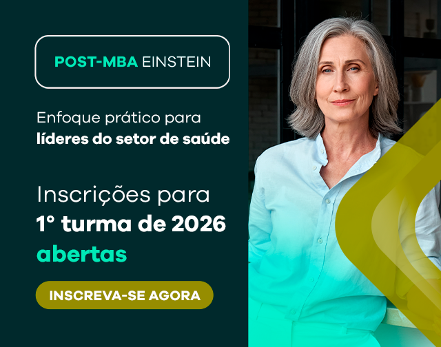 Post-MBA Einstein - Inscrições para 1 turma de 2026 abertas