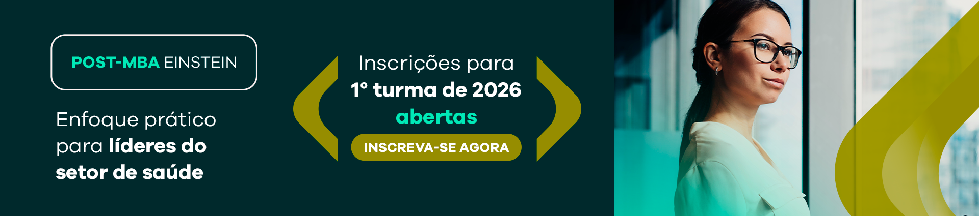 Post-MBA Einstein - Inscrições para 1 turma de 2026 abertas