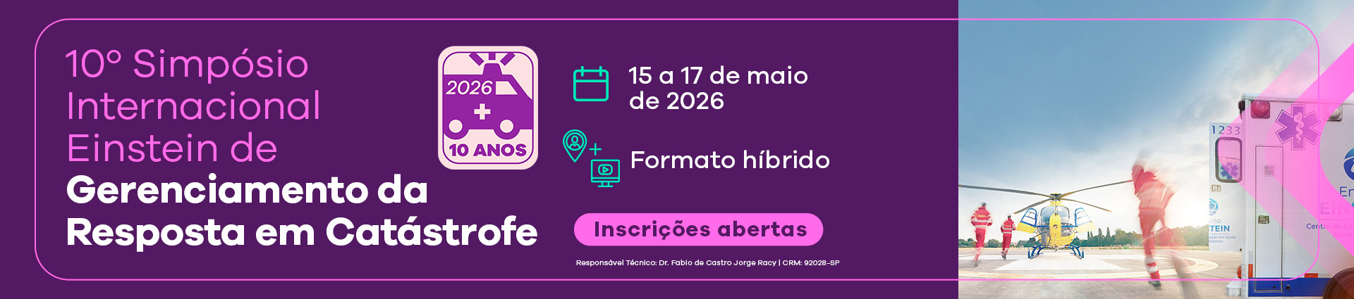 II Simpósio Internacional Einstein do Fluxo do Paciente e Comando Operacional