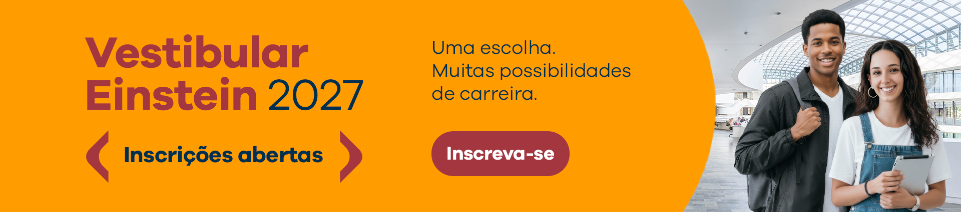 Vestibular Einstein 2027 - Inscrições abertas