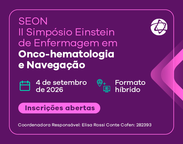 Evento: V Simpósio Internacional Einstein de Enfermagem em Centro Cirúrgico, Recuperação Anestésica e Centro de Material e Esterilização
