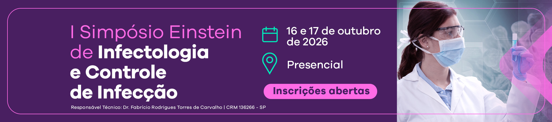Evento: I Simpósio Einstein de Infectologia e Controle de Infecção