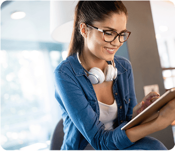 Estudante participando do Einstein Prepara